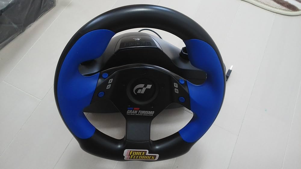 パーツ GT FORCE ジャンク1100円ハンコンを修理して遊ぶ！！（GT FORCE PRO編
